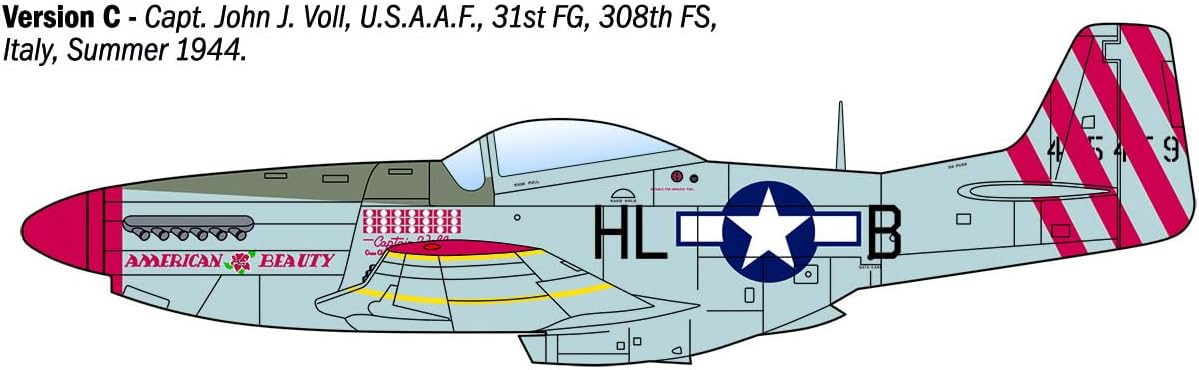 Italeri 1484 P-51D Mustang Aces 1:72 Model Kit