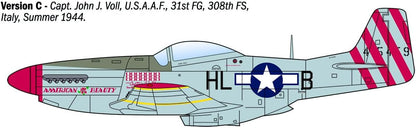 Italeri 1484 P-51D Mustang Aces 1:72 Model Kit