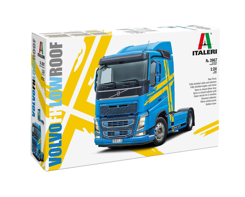 Italeri 3967 Volvo FH Low Roof, 1:24 Scale, Plastic Model Kit/Model Assembly