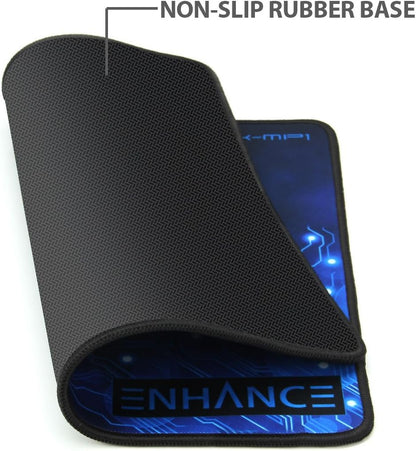 Large Gaming Mouse Pad XL - Big Mouse Mat, Anti-Fray Stitching, Non-Slip Rubber Base, High Precision Tracking - Voltaic Series