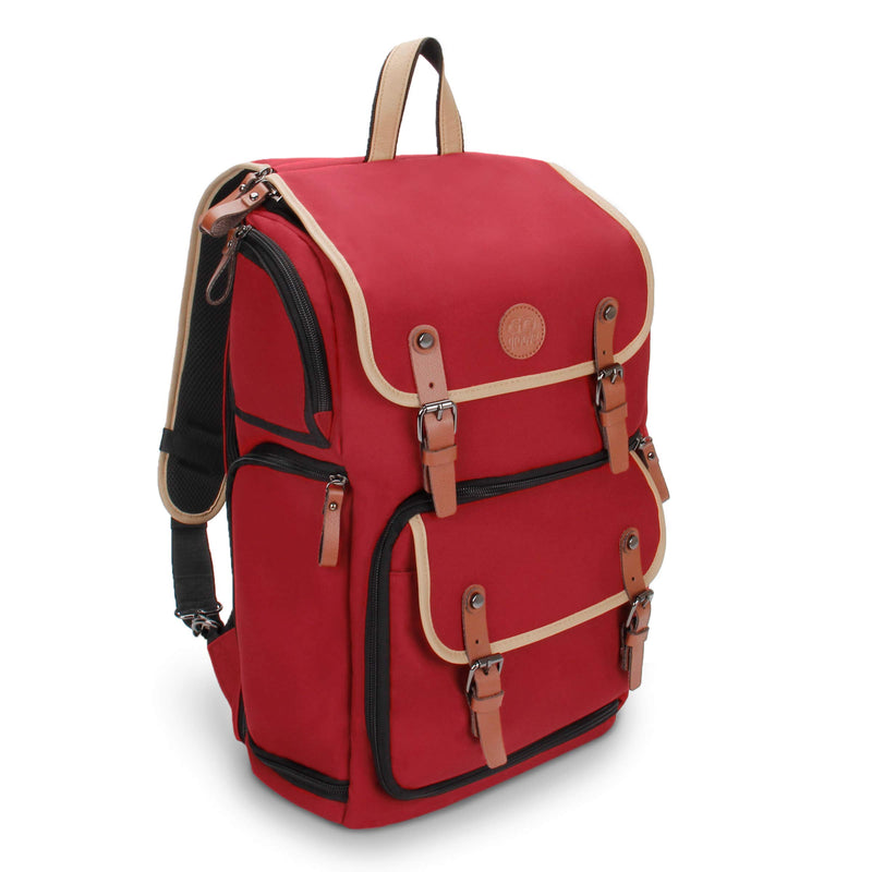 GOgroove Kamera Rucksack für Spiegelreflexkameras: DSLR Backpack ideal für Reisen, ausreichend Platz für Kamera & Zubehör, sowie Laptop und Stativhalter & wetterfestem Regenschutz