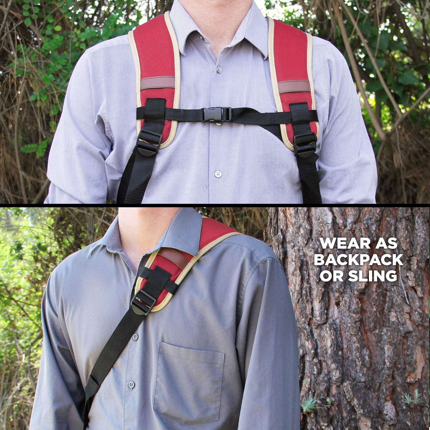 GOgroove Kamera Rucksack für Spiegelreflexkameras: DSLR Backpack ideal für Reisen, ausreichend Platz für Kamera & Zubehör, sowie Laptop und Stativhalter & wetterfestem Regenschutz