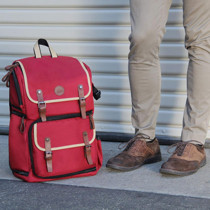 GOgroove Kamera Rucksack für Spiegelreflexkameras: DSLR Backpack ideal für Reisen, ausreichend Platz für Kamera & Zubehör, sowie Laptop und Stativhalter & wetterfestem Regenschutz