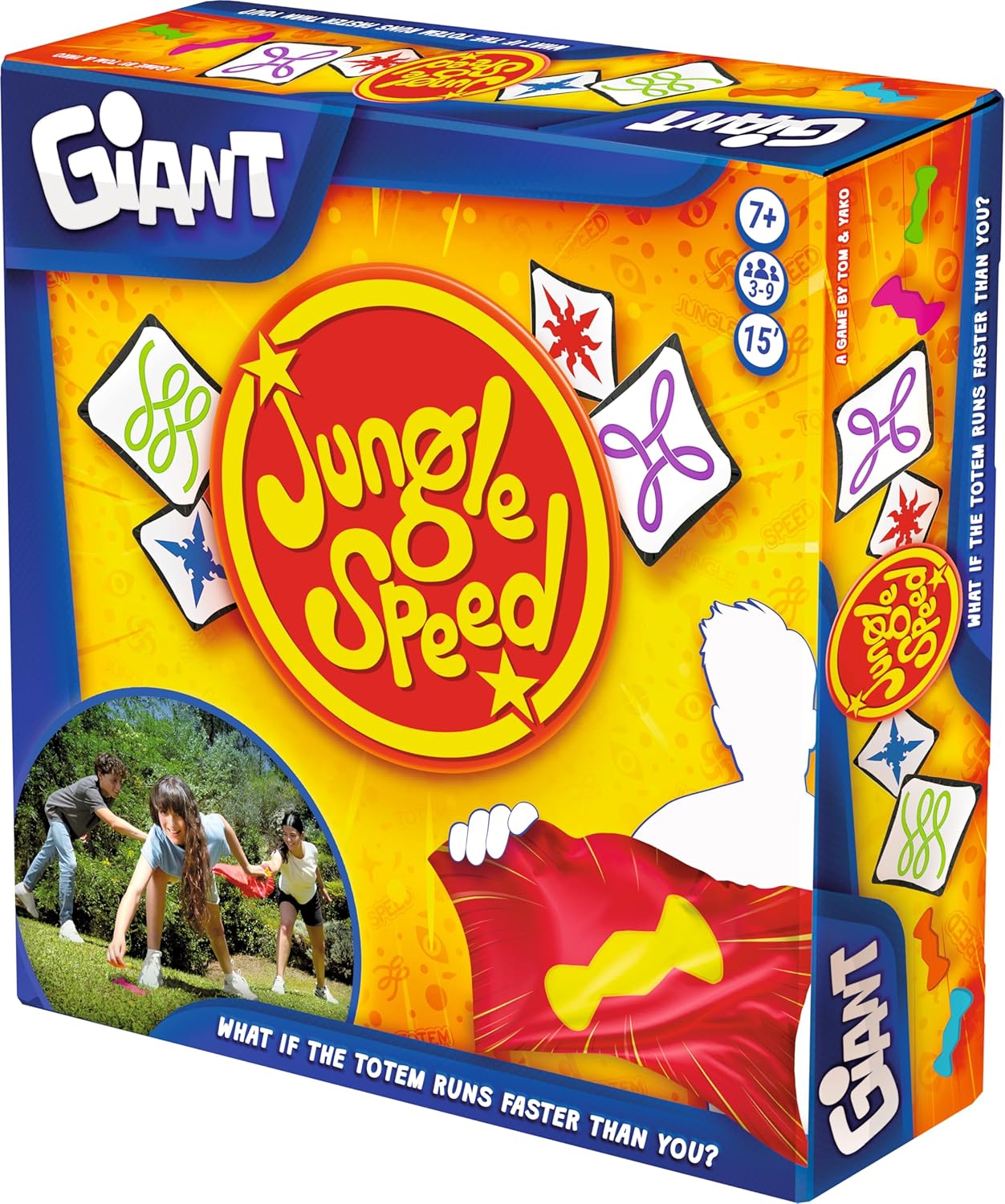 Zygomatic | Jungle Speed Giant | Party Family Card Game | Ages 7+ | 3-9 Players | 15 Minutes Playing Time