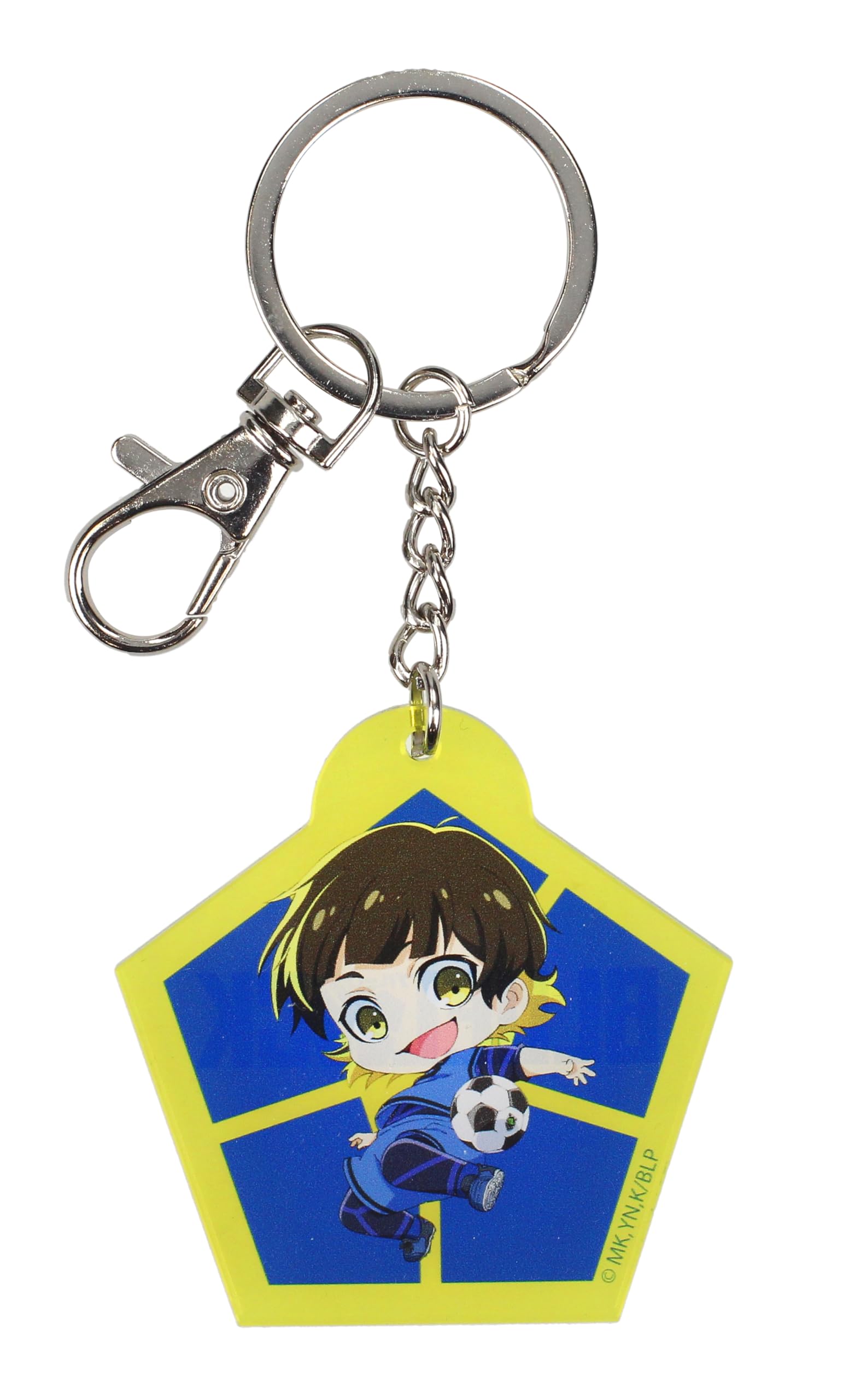 SD TOYS - Chibi Meguru Rachira Blue Lock Acrylic Keyring - Yellow, lemon tree, S
