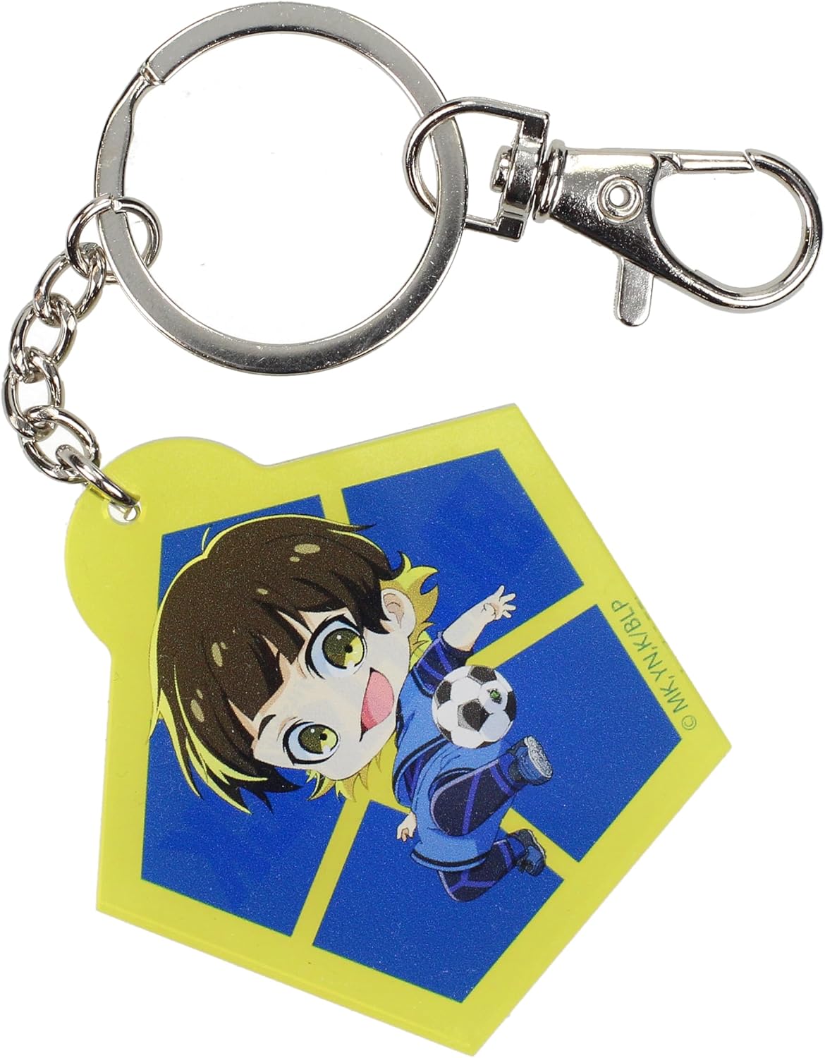 SD TOYS - Chibi Meguru Rachira Blue Lock Acrylic Keyring - Yellow, lemon tree, S