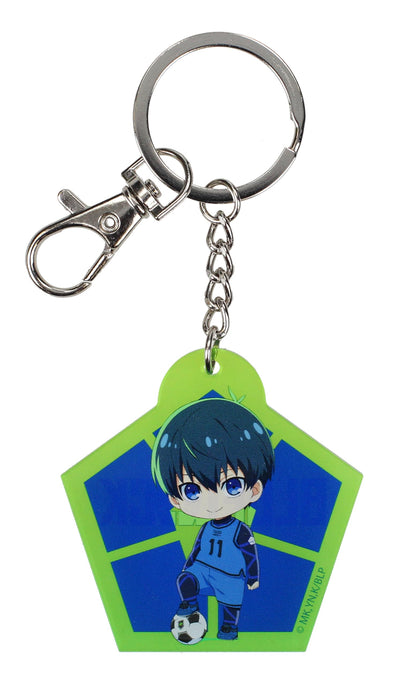 SD TOYS - Chibi Yoichi Isagi Blue Lock Acrylic Keychain - Green Color, green, S
