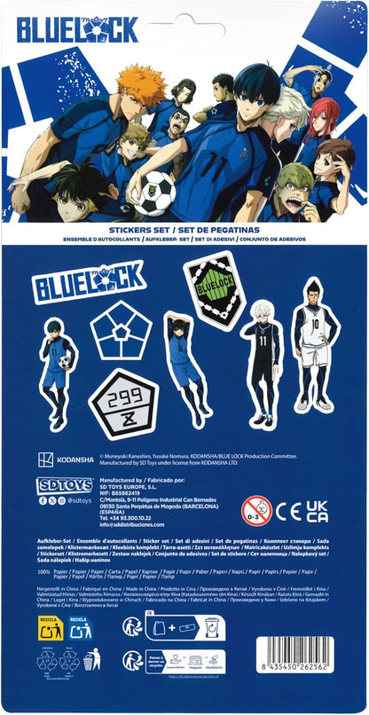 SD Toys USA Blue Lock Stickers Set
