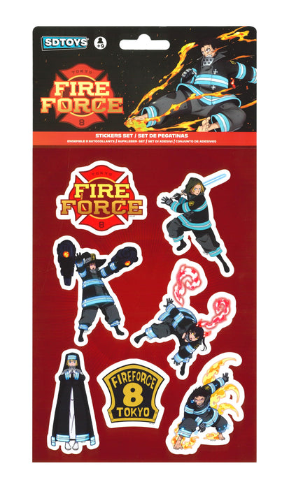 SD Toys USA FIRE Force Stickers Set