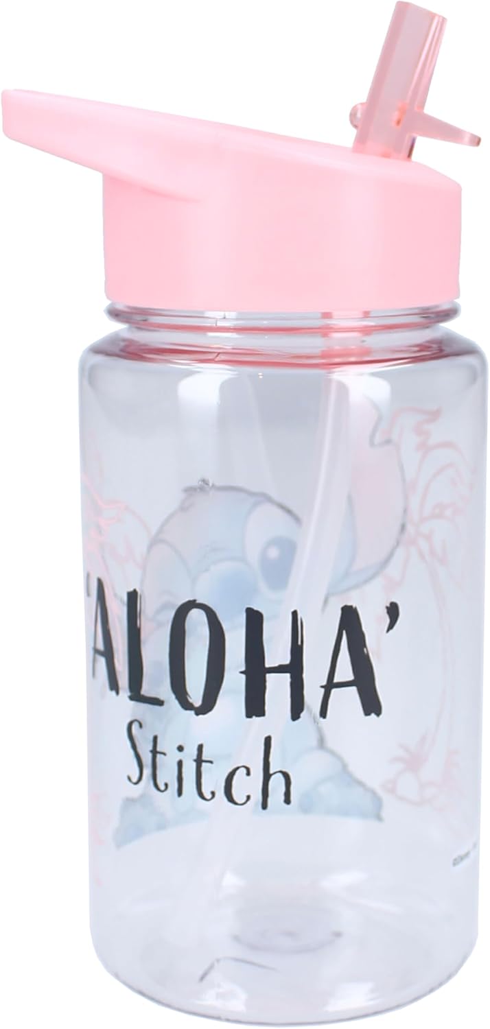 Vadobag STITCH Drink Up Bottle 450 ml Plastic for Disney Lilo and Stitch Drinks