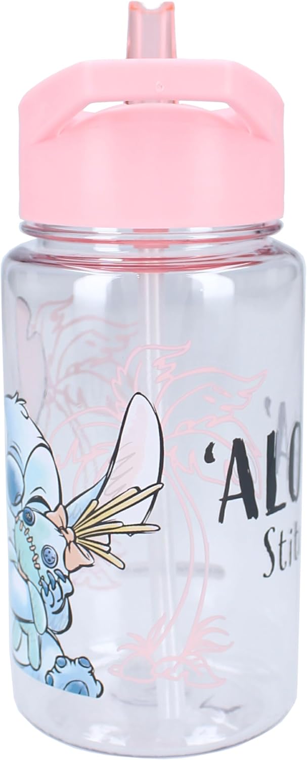 Vadobag STITCH Drink Up Bottle 450 ml Plastic for Disney Lilo and Stitch Drinks