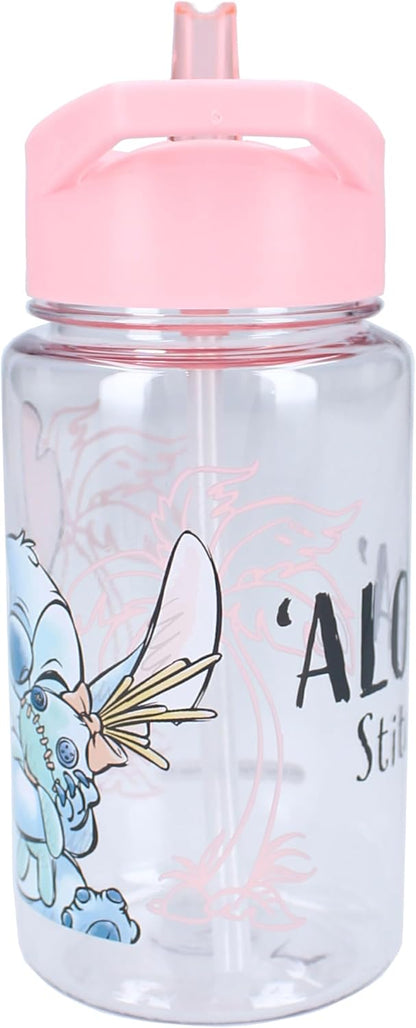 Vadobag STITCH Drink Up Bottle 450 ml Plastic for Disney Lilo and Stitch Drinks