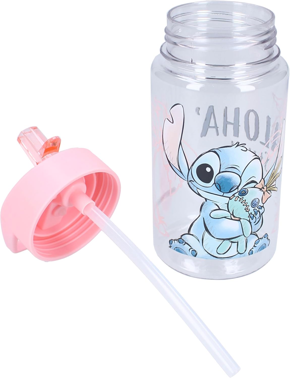 Vadobag STITCH Drink Up Bottle 450 ml Plastic for Disney Lilo and Stitch Drinks