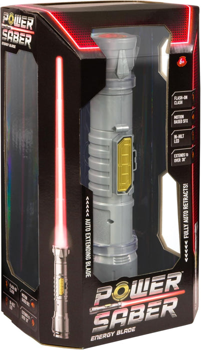 Red | Auto Extending 30" LED Energy Blade | With Motion Based Light and Sound Effects | Recommended Ages 6+