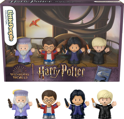 Little People Collector Sondereditionsset Harry Potter und der Halbblutprinz für Erwachsene und Fans, 4 Figuren in einer Präsentationsbox, JDG33