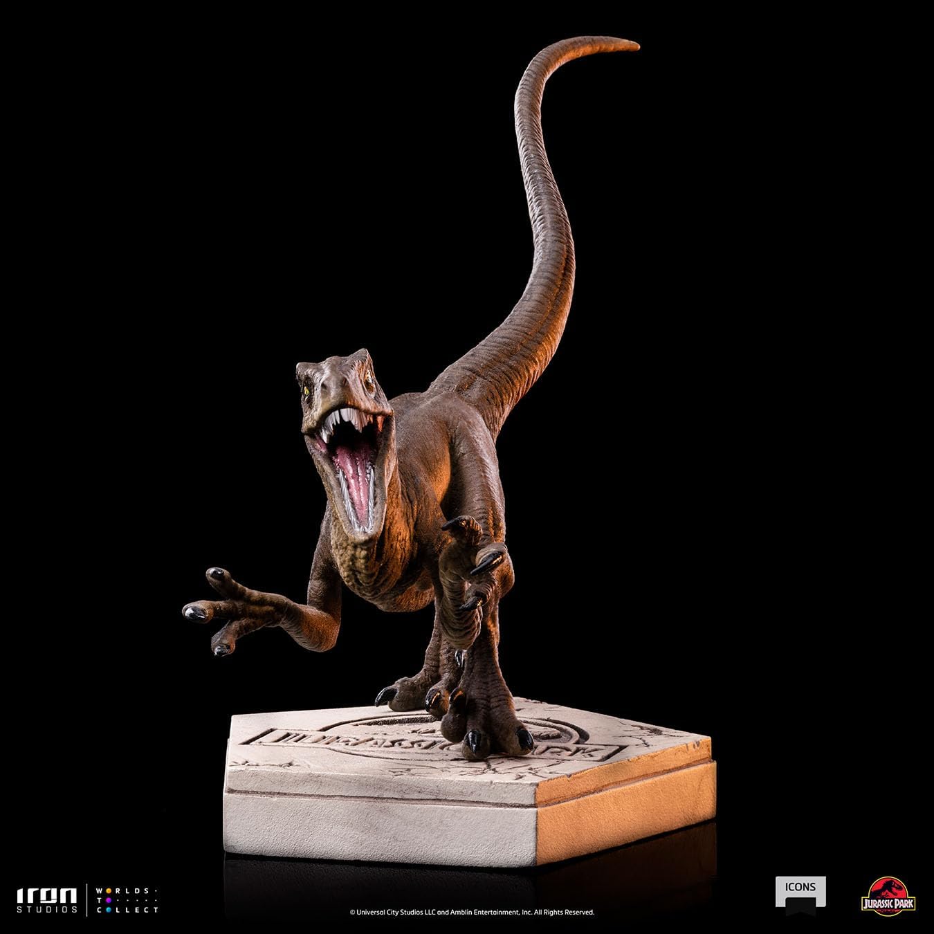 Jurassic Park - Velociraptor A - Art Scale Icons