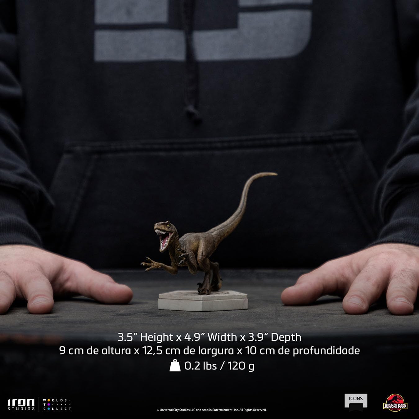 Jurassic Park - Velociraptor A - Art Scale Icons
