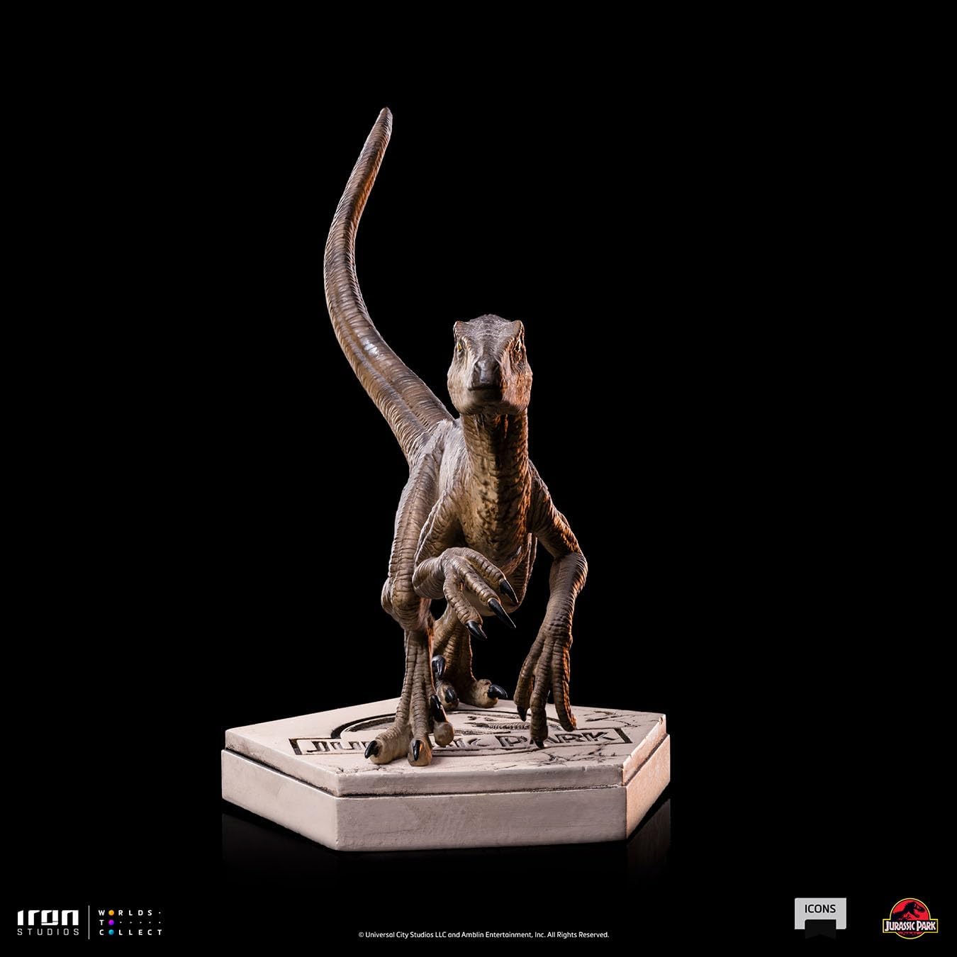 Iron Studios Jurassic Park - Velociraptor B - Art Scale Icons