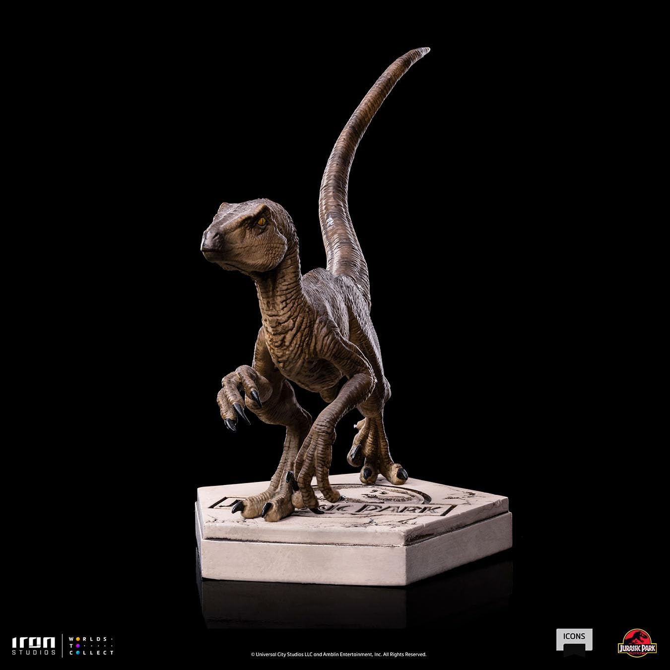 Iron Studios Jurassic Park - Velociraptor B - Art Scale Icons