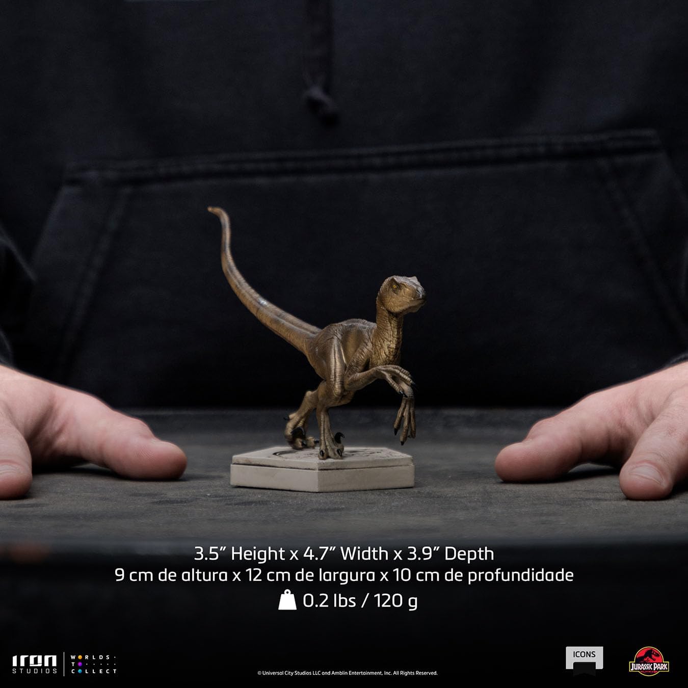 Iron Studios Jurassic Park - Velociraptor B - Art Scale Icons
