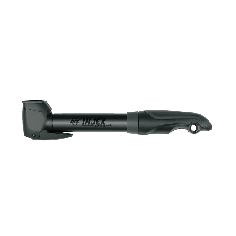 SKS GERMANY INJEX T-ZOOM Minipumpe (Silber/Schwarz) / INJEX T-Zoom Kompaktpumpe (Bundle mit Flaschenhalter