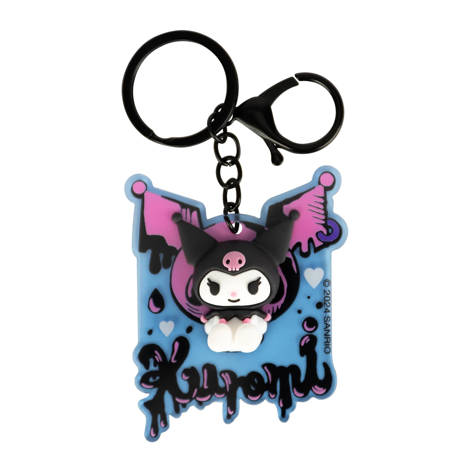 Sanrio 3D Acrylic Keychain Kuromi