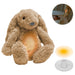 ZAZU - Ro der Hase Baby Schlafhilfe mit wiederaufladbarem Akku – Nachtlicht in mehreren Farben & beruhigende Geräusche, Weinsensor, Auto-Abschaltung und USB-C-Ladekabel (Beige