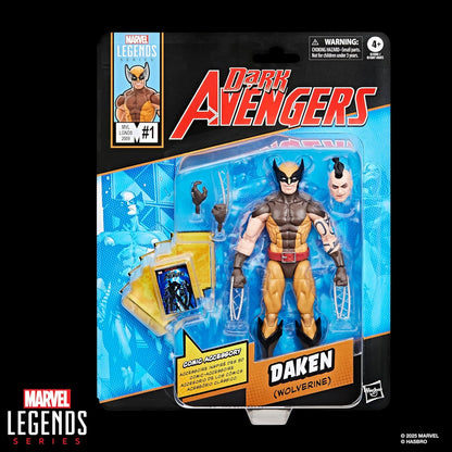 Marvel Legends Series Daken (Wolverine) Avengers Action Figure, Black