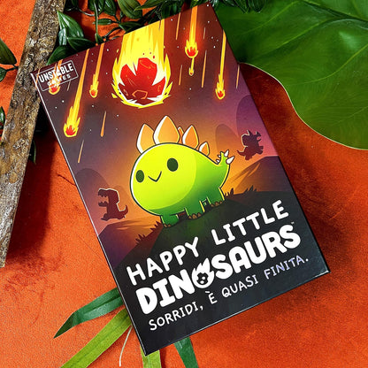 Asmodee - Happy Little Dinosaurs, Gioco da Tavolo, 2-4 Giocatori, 8+ Anni, Edizione In Italiano & Happy Little Dinosaurs: Espansione 5-6 Giocatori - Espansione Gioco da Tavolo, 2-6 Giocatori, 8+ Anni