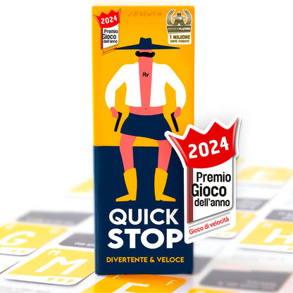 ATM Gaming Quickstop – Gioco di Società per Famiglia Ed Amici – Gioco di Carte – Perfetto per Creare Atmosfera – AA 2 bis 7 Giocatori – Italienisch