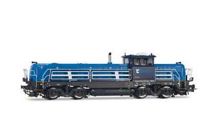 Rivarossi HR2972 ČD Cargo, Diesel Locomotive Effishunter 1000, Bleu, Nouveau numéro de fonctionnement, Locomotive Diesel Période VI