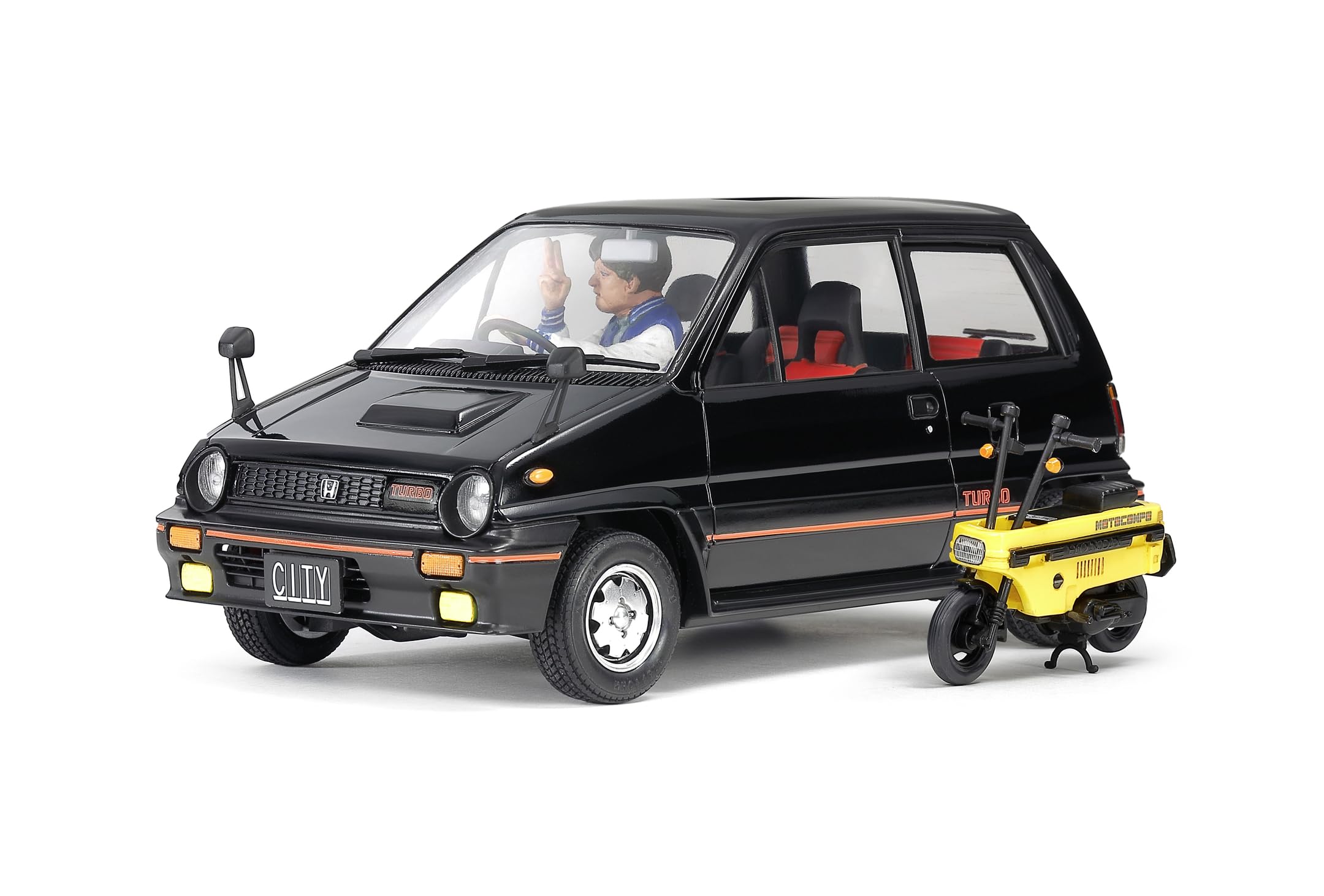 TAMIYA 24369 1:24 Honda City Turbo with Scooter (1) - Model Building, Plastic Kit, Hobby, Crafts, Gluing, Model Kit, Model, Plastic Model Building, Car Kit
