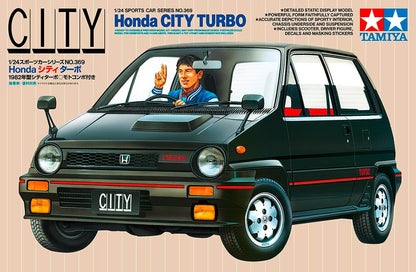 TAMIYA 24369 1:24 Honda City Turbo with Scooter (1) - Model Building, Plastic Kit, Hobby, Crafts, Gluing, Model Kit, Model, Plastic Model Building, Car Kit
