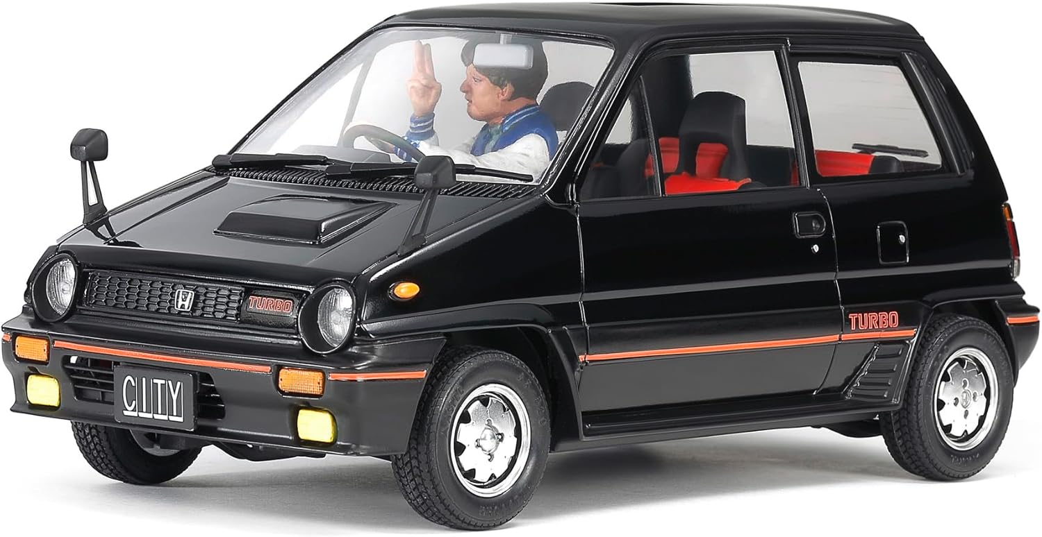 TAMIYA 24369 1:24 Honda City Turbo with Scooter (1) - Model Building, Plastic Kit, Hobby, Crafts, Gluing, Model Kit, Model, Plastic Model Building, Car Kit