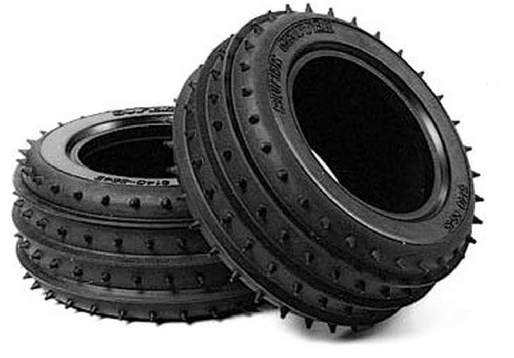 TAMIYA 300050449 – Spike Grooves Front Tyre, 2, City Speed Camera