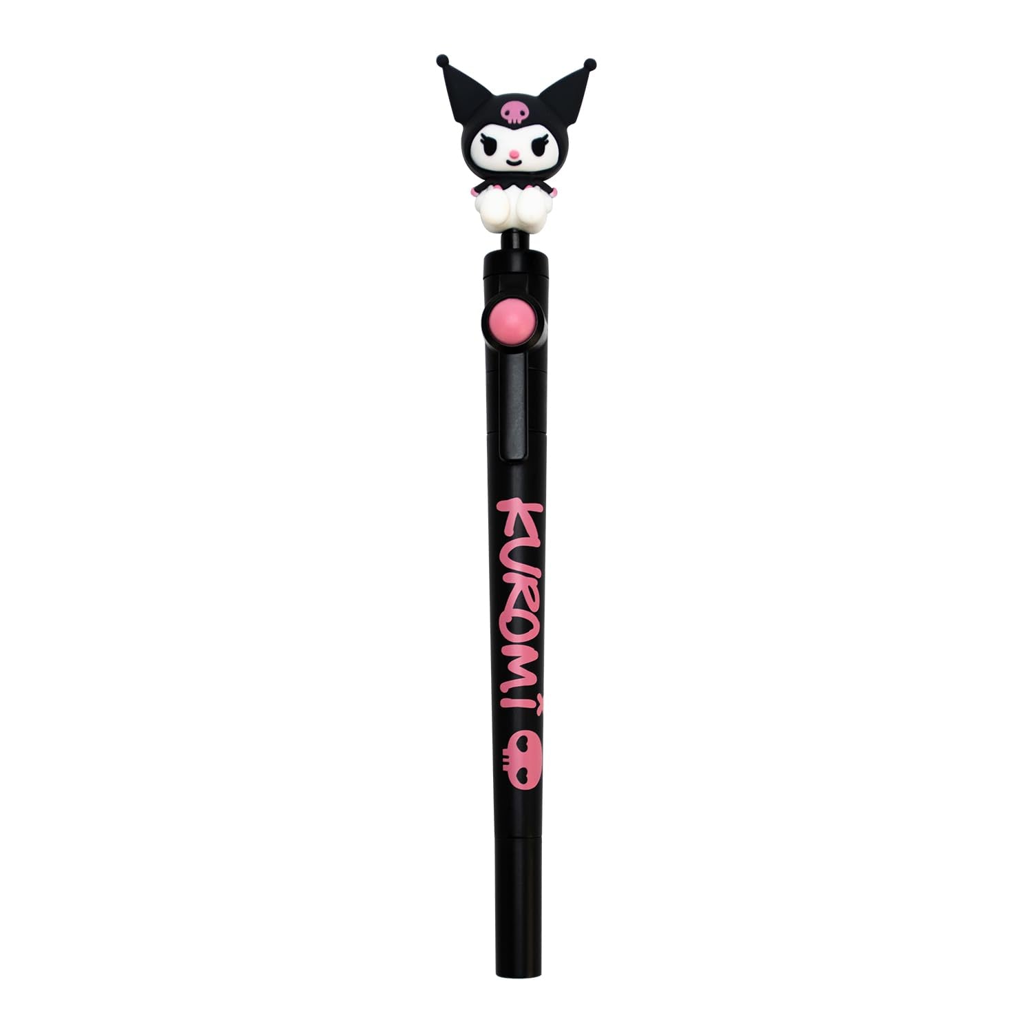 Penna a sfera con figura di Kuromi - Penna decorativa Kawaii per la scuola e l'ufficio, ideale per gli appassionati di Anime, penna a sfera carina di alta qualità per la scrittura creativa