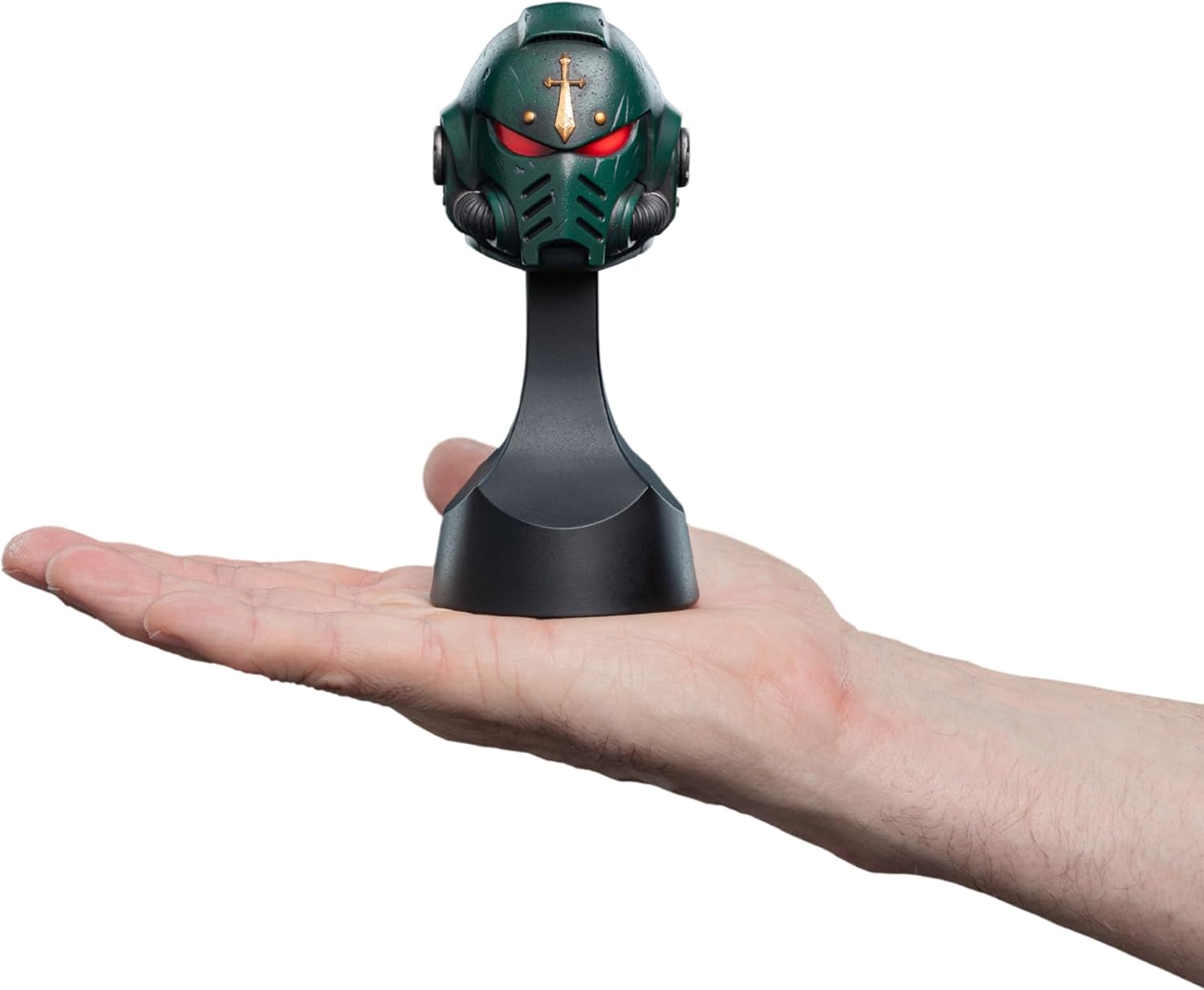 Weta Workshop Mini réplique de casque miniature Warhammer 40 000 Dark Angels Helm