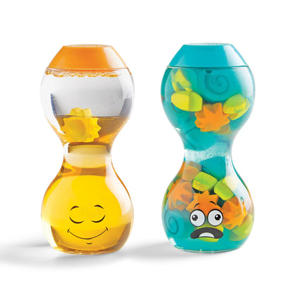 Learning Resources- Messa a Fuoco Express Your Feelings Bottiglie Sopraffatto e Calmo, età 3 Emozioni, sensoriali, Giocattoli Antistress, Apprendimento Sociale ed emotivo, Multicolore, M, 96241