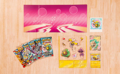 Pokémon TCG: Iono's Bellibolt ex Premium Collection (1 Fullart Foil-Promo-Karte, 6 Boosterpacks & Acrylständer
