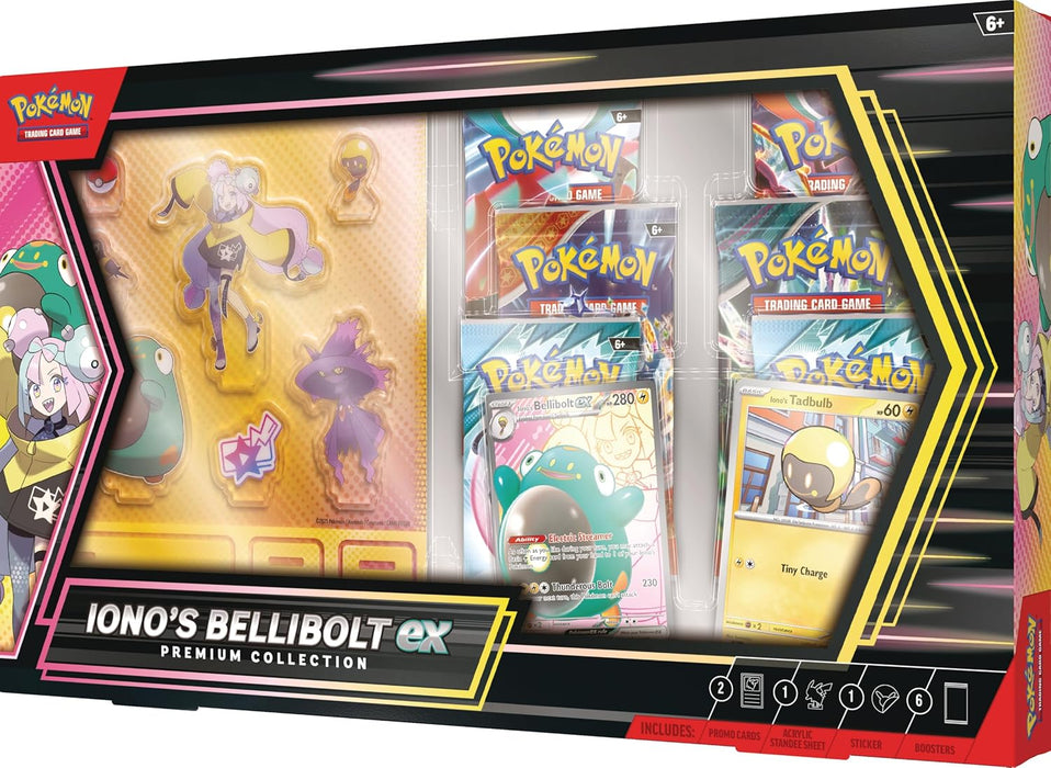 Pokemon TCG - Iono`s Bellibolt Ex Premium Collection