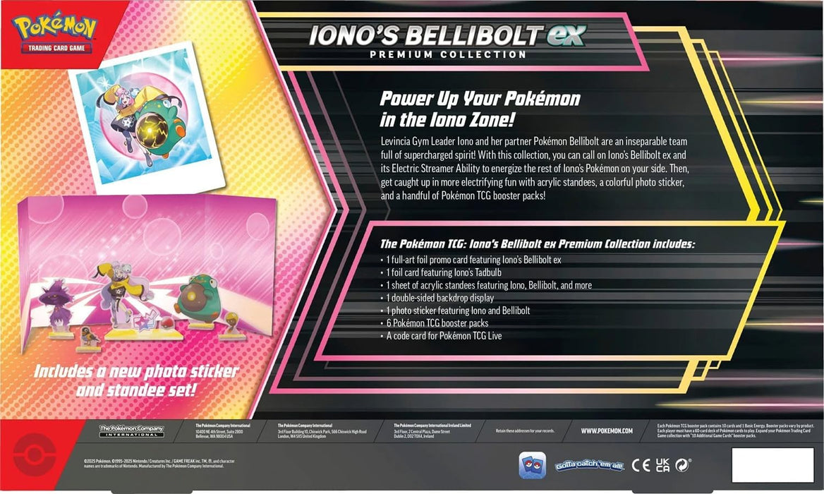 Pokemon TCG - Iono`s Bellibolt Ex Premium Collection
