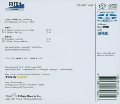 Symphony No. 6 'tragic'