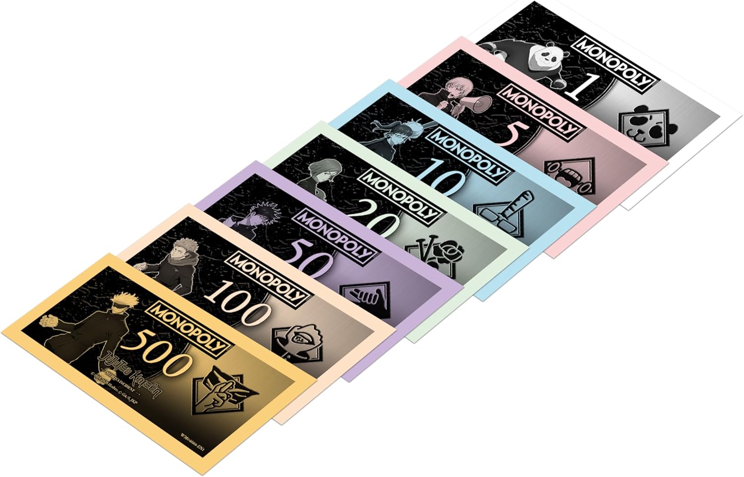 Winning Moves Jujutsu Kaisen Monopoly classic board game is perfect for 2–6 players and makes a great gift for fans aged 14 and up