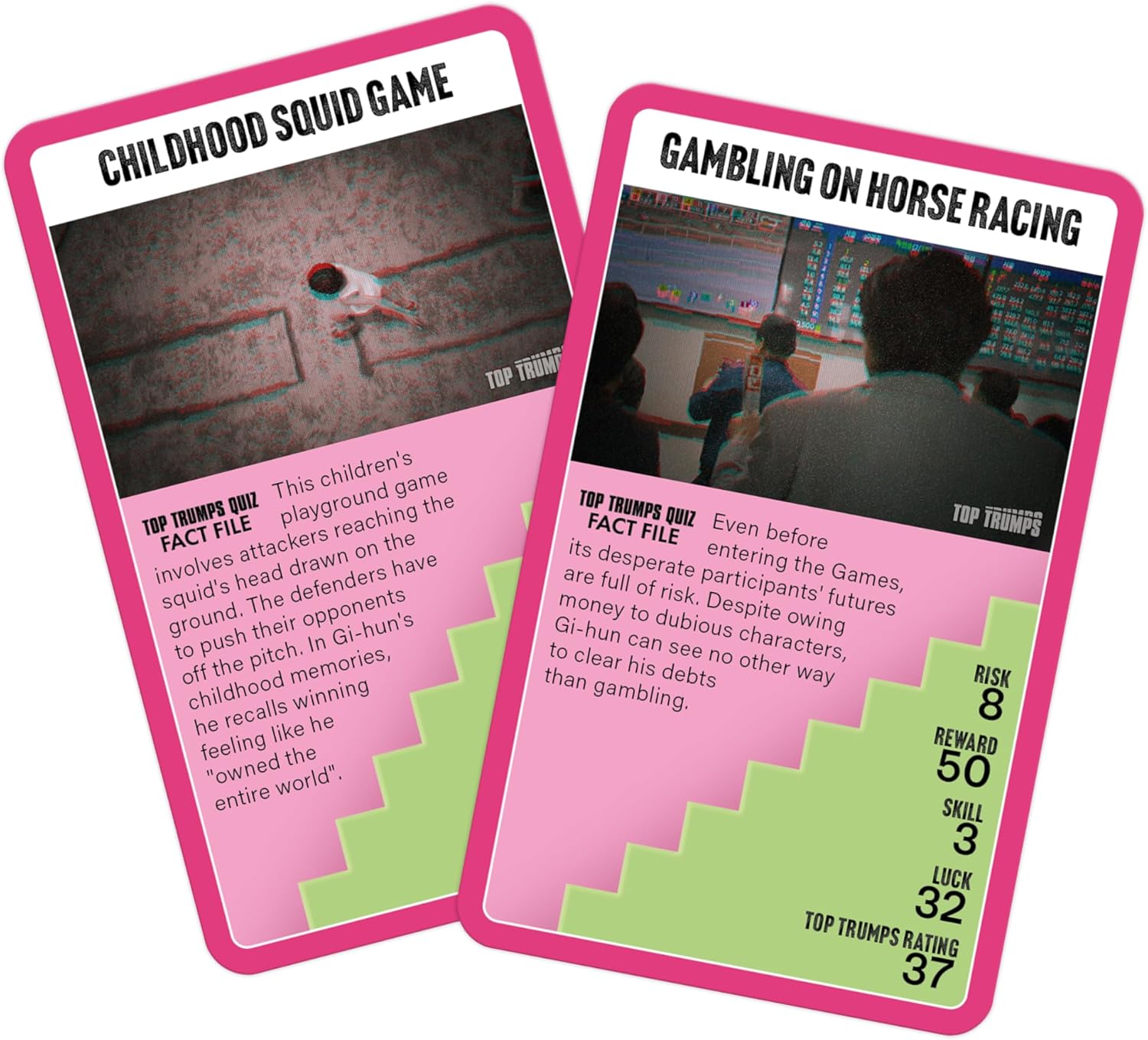 Top Trumps Squid Game Limited Edition Entertaining Dedicated Deck Card Game for 2 plus players makes a great gift for ages 17 plus