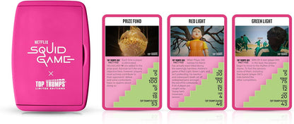 Top Trumps Squid Game Limited Edition Entertaining Dedicated Deck Card Game for 2 plus players makes a great gift for ages 17 plus
