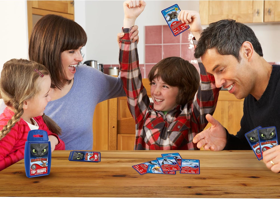 Top Trumps How to Train Your Dragon Educational travel game Play with Hiccup and Toothless,Travel Companion makes a gift for ages 6 plus