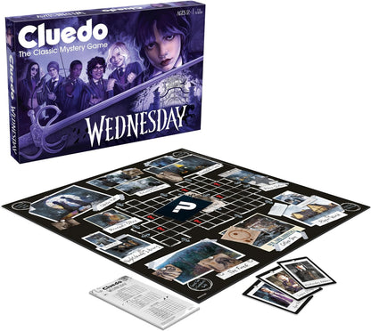 Winning Moves Wednesday Cluedo classic board game perfect for 2–6 players and makes a great gift for fans aged 12 and up