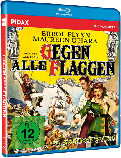 Gegen alle Flaggen (Against All Flags) / Furioses Piraten-Abenteuer mit Errol Flynn und Anthony Quinn (Pidax Film-Klassiker