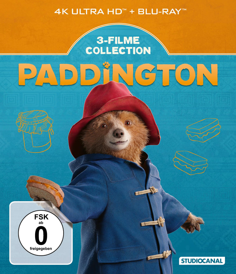 Paddington - 3 Filme Collection (3 4K Ultra HDs + 3 s)