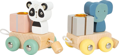 Small Foot - Small Foot - Houten Verjaardagtrein met Dieren